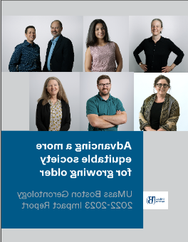 Cover of impact report with researcher portraits